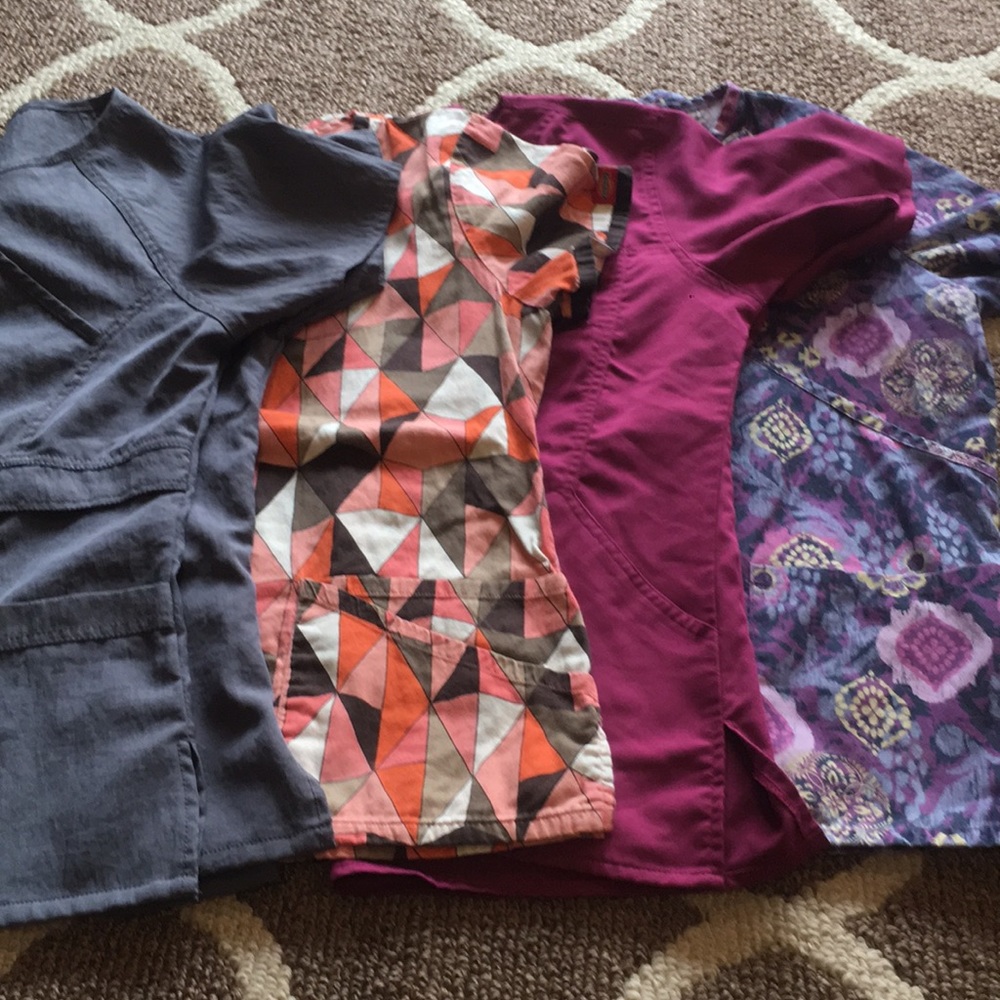 Scrub tops
